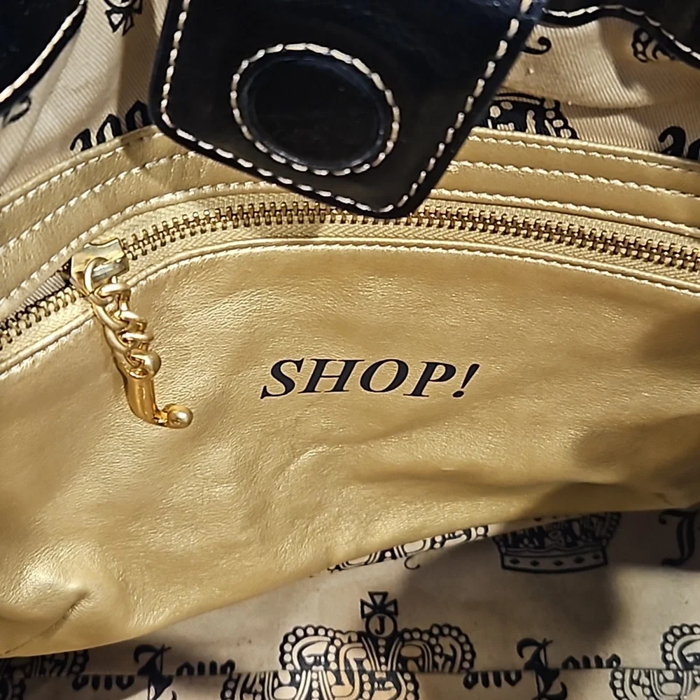 Juicy Couture Handbag Purse Y2K Vintage Brown Gold - Picture 8 of 14